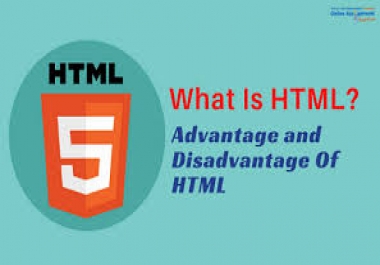 What Is HTML Advantage and Disadvantage of HTML