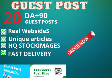 Write and Publish 10 Guest Posts Unique Content high authority website permanent backlinks