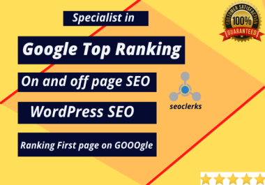 I will Provide Top Ranking in Google Top 1 Page Guranteed.