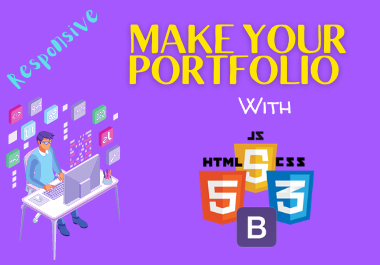 Make your responsive Portfolio with Bootstrap