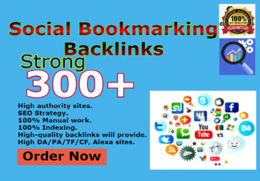 I will do Manually 300 social bookmarking backlinks