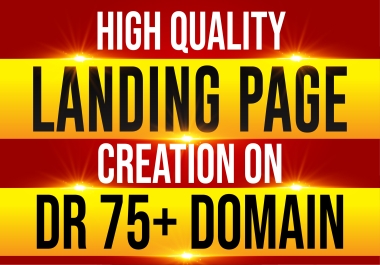 Landing Pages Quality Designed/Attractive Pages Convert Potential Custom