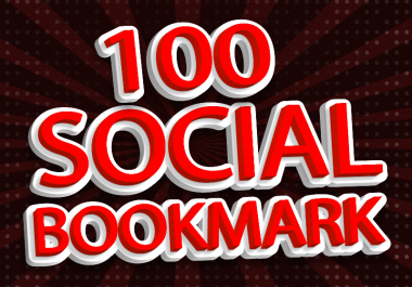 I will build high quality 100 social bookmarks backlinks