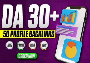 Elevate Your Website with 50 Profile Backlinks