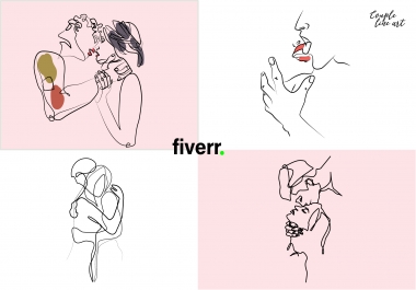 I will vector line art illustration in 24 hours