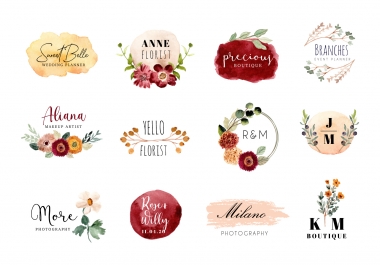 I will do awesome signature and watercolor feminine logo design