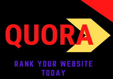 20 Niche relevant Quora Backlinks