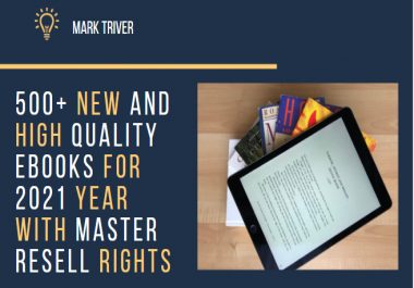 500 high quality ebooks with resell rights