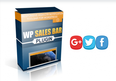 WP Sales Bar Plugin - Get it and make money FAST