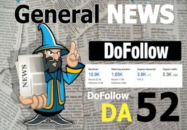 guest post on da 52 general blog with dofollow link