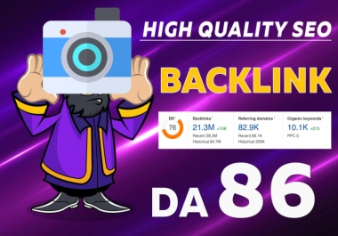 high quality SEO do follow backlink from da 86 website