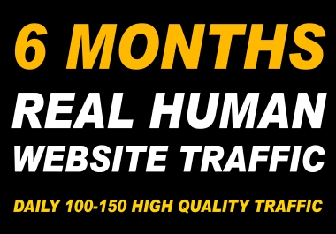 I will send 6 Months Real Human Website Traffic