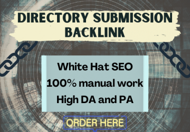 I will create 50 high-quality Directory submission backlinks