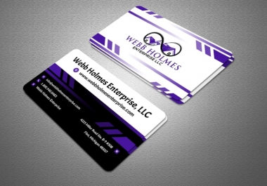 I will do professional business card design just for you