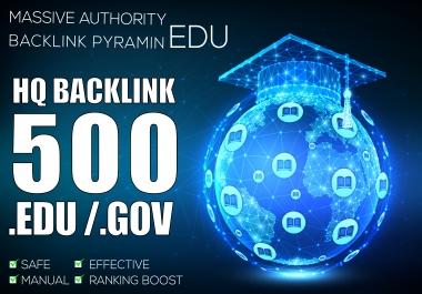 500 edu Real ranking boost in google with backlinks pyramid