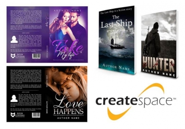 I will design KDP and ingram spark book cover