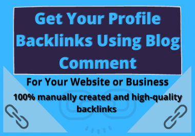 Provide 50 Niche Related Manual Blog Comment Backlinks