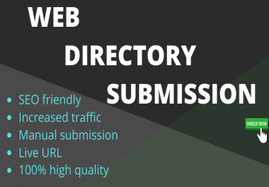 I will do manually 100 directory SEO backlinks for your website