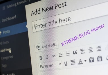 Xtreme Blog Hunter to grow Your Blog.
