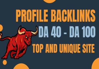 Rank Higher with 250 High DA Profile Backlinks - Safe & Effective