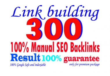 do 300 SEO backlinks white hat link building service for help google top ranking