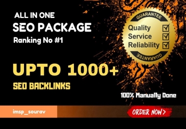 I will 1000 high quality dofollow contextual backlinks