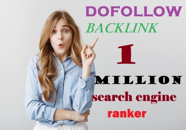 I will 1 million SEO contextual dofollow GSA backlinks
