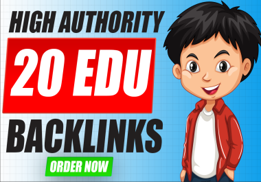 I will MANUALLY DO 20 PLUS US BASED TRUSTED BACKLINKS ON DA90 PR9 UNIQUE DOMAINS