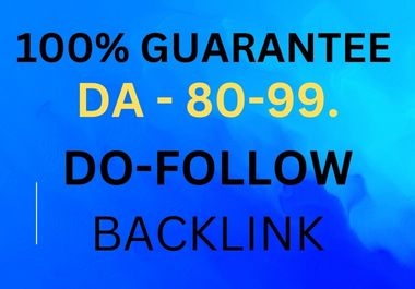 10 Backlinks With DA 80-90+ Promise