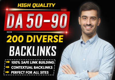 200 Diverse White Hat SEO Backlinks