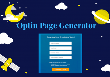Optin/Lead Page Generator for websites