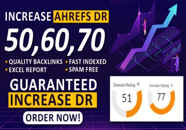 I Will Create Manual Approach to Achieve Ahrefs DR50 and Beyond with Premium Do-follow SEO Backlinks