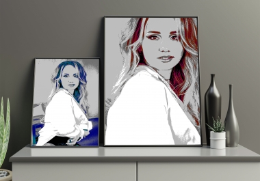 Pop Art Portrait from your Photo / Andy Warhol Style Portrait / Custom portrait,  Portrait illustrati