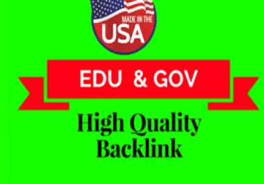 i will give you 25 edu and gov backlink high authority site