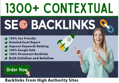 I will 1300 manual blog comments backlinks with da