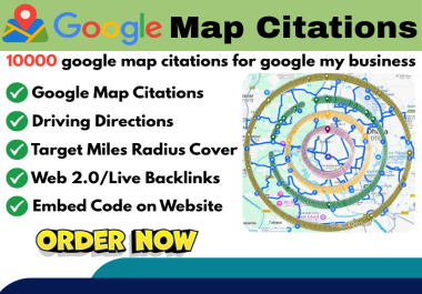 10000 google map citations for gmb profile and local SEO