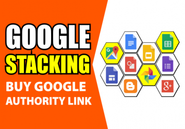 I will create google advanced SEO stacking
