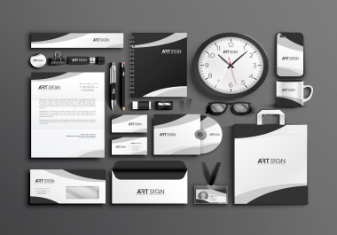 I will create a business card,  logo,  invoice,  letterhead,  and full stationery design