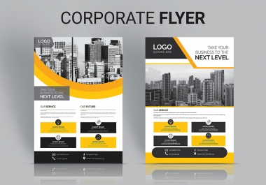 I will create a modern,  attractive corporate business Flyer and Letterhead design