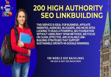 Premium Link Building Package - 200 High Authority Backlinks