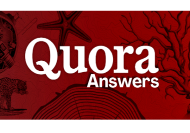 Promote your website 10 high quality Quora answer with your keyword & URL