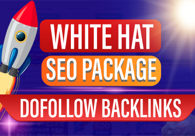 GET 100 Manual WHITE HAT Do-follow SEO PACKAGE High Authority Backlinks On TF CF DA PA Sites