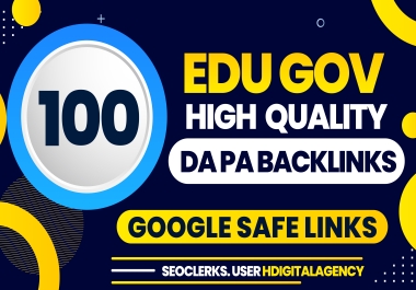 100 Manually Created TOP Premium High DA SEO Backlinks