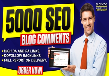 I will create 5000 Dofollow SEO Backlinks Top ranking your website