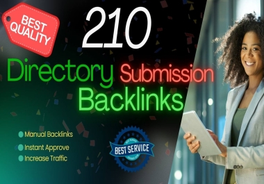 210 Instant Approval Directory Submission Dofollow Backlinks