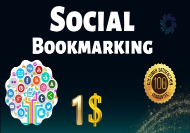 101 Dofollow Social bookmarks Hand made Backlinks Indexable to boost your site