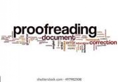I will do a good proofread of your document