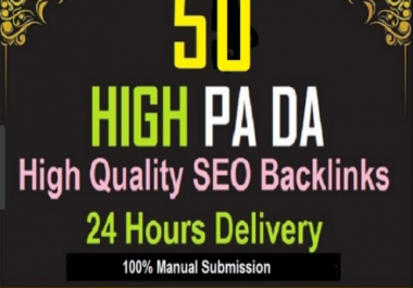 I will create high da SEO backlinks for google top authority site