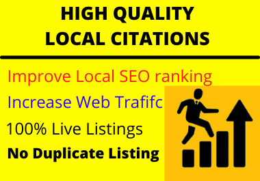 I will do 30 USA local citations for your business