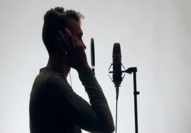 I provide the best voice over,  not only one language but I do more than 15 languages voice over